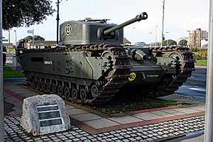 Churchill Tank at Southsea