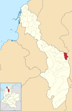 Location of the municipality and town of El Peñón, Bolívar in the Bolívar Department of Colombia