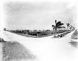 Intersection of Palm Avenue and County Road in 1921