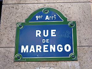 Rue de Marengo, Paris