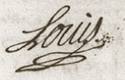 Louis's signature