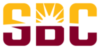 Sun Belt Conference 2020 logo in Louisiana–Monroe colors
