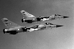 Two French air force Dassault Mirage F1C aircraft
