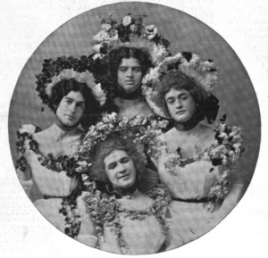 1898 JollityTheatreBallet BostonCadets HarpersWeekly v42 no2145 photo by ElmerChickering
