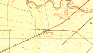 Banta, California Map (USGS Composite, Circa 1915)