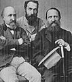 Bracia Kraszewscy - Lucjan, Kajetan i Józef, Drezno 1871