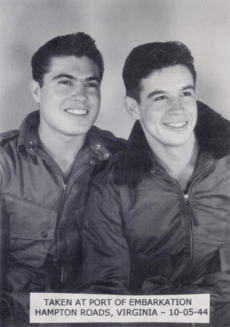 Ernest Gallego with first cousin Alex Mahlovich