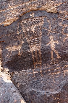 Giants, Petroglyphs at Rock Art Ranch