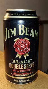 Jim Beam Black. Double Served. 
