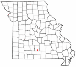 Location of Norwood, Missouri