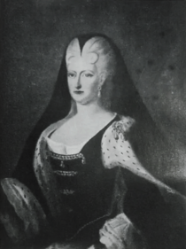 Maria Anna of Neuburg as widow - Schloss Lustheim