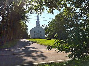 Narragansett Trail - First Baptist Church on Pendleton Hill (opposite Groton Sportsman Club preserve)