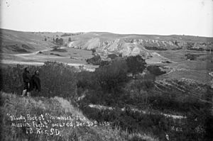 Site of Drexel Mission Fight Pine Ridge Indian Reservation-1890.jpg