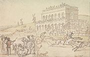 Thomas Rowlandson - Doctor Syntax loses his Money on the Race Ground at York - Google Art Project