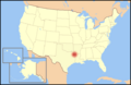 US map-Arklatex
