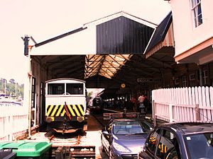 2007 at Kingswear station - train shed