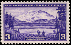 Alaska territory 1937 U.S. stampf