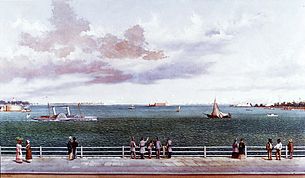 Bombardment of Fort Sumter Charleston Harbor 1863