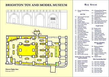 Brighton Toy and Model Museum, map