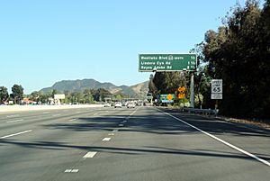 CA 23 overlap US 101 Ventura Freeway