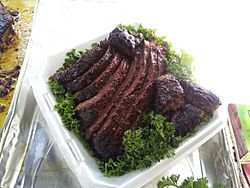 Competition Barbecue submission. This is beef brisket.