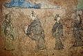 Confucius and Laozi, fresco from a Western Han tomb of Dongping County, Shandong province, China
