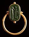 Egyptian - Finger Ring with a Representation of Ptah - Walters 42387 - View A