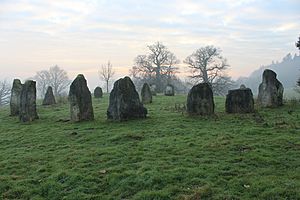 Hascombe Hill stone circle