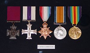Medals of Harold Ackroyd VC MC