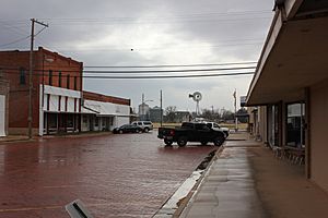 Street in Merkel, Texas