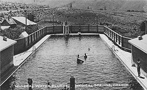 Medical Springs mineral pool, ca. 1912