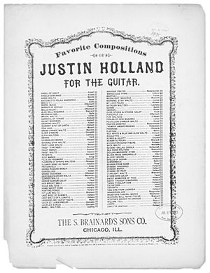 S. Brainards published works arranged by Justin Holland