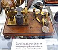 Telegraph key and sounder, L.C.T. (L. C. Tillotson) and Co., 8 Dey Street, NY - Bennington Museum - Bennington, VT - DSC08636