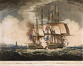 W Elmes, The Brilliant Achievement of the Shannon ... in Boarding and Capturing the United States Frigate Chesapeake off Boston, June 1st 1813 in Fifteen Minutes (1813)