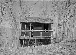 Jerome operator's cabin on the Western Maryland Railway