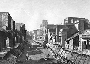 Agra, Main Street, c.1858