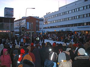 Christmas celebration in Rovaniemi