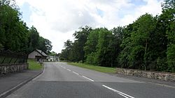 Entrance road to Dovenby Hall