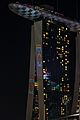 Formula One Grand Prix Singapore 2013 - laser show on Marina Bay Sands
