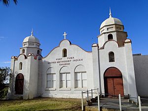 Fort Yuma United Methodist Indian Church, located on the reservation