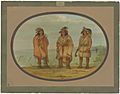 George Catlin, Seneca Chief, Red Jacket, with Two Warriors, 1861-1869, NGA 50412