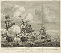 JONG(1807) - ZEEGEVECHT (near Sint Eustatius Island, 1781)