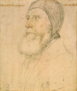 John Russell, Earl of Bedford, by Hans Holbein the Younger