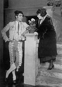 June Mathis and Rudolph Valentino