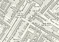 Kennington Underground station map, 1893