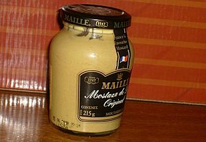 Mustard French condiment