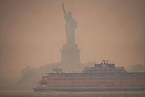 Quebec Canada Wildfire Smoke Consumes New Jersey and New York City June 7 2023 - 52959378738