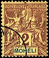 Stamp Moheli 1906 2c