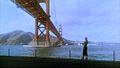 Vertigo 1958 trailer Kim Novak at Golden Gate Bridge Fort Point