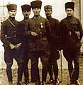 Şükrü Ali, Salih, Mustafa Kemal, İsmail Hakkı and Muzaffer at Izmit